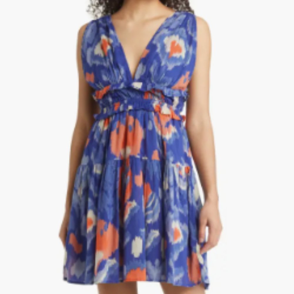 Banjanan Ikat Floral Victoria Dress
